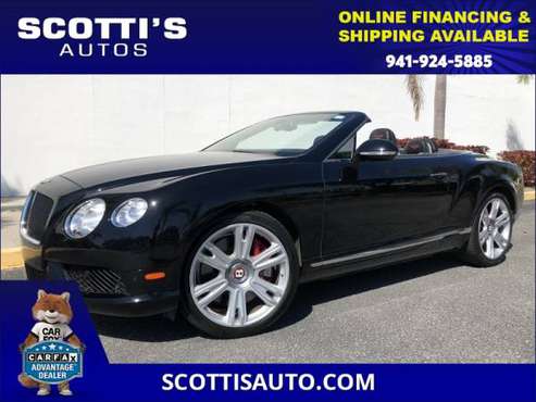 2013 Bentley Continental GT V8 CONVERTIBLE CLEAN CARFAX TWIN for sale in Sarasota, FL