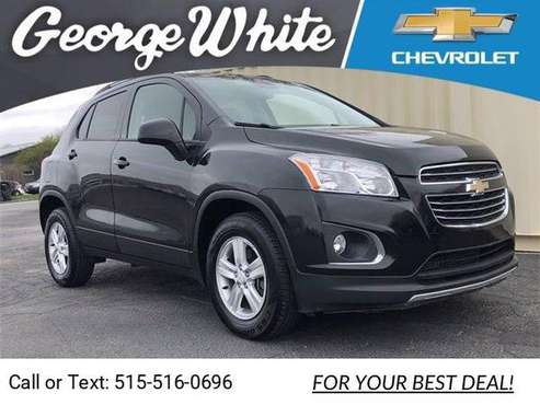 2016 Chevy Chevrolet Trax LTZ suv Black - - by dealer for sale in Ames, IA
