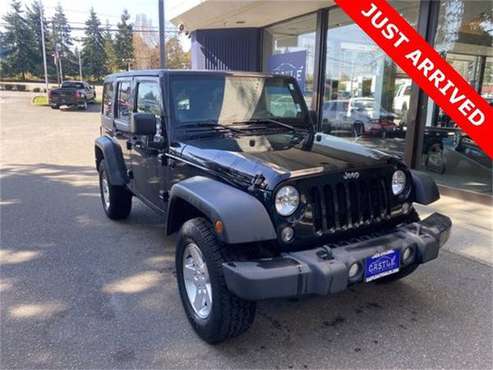 2014 Jeep Wrangler Unlimited 4x4 4WD Certified SUV Sport Convertible for sale in Lynnwood, WA