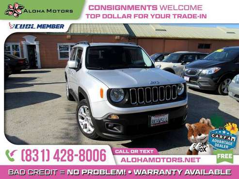 2017 Jeep Renegade Latitude FOR ONLY - - by dealer for sale in Santa Cruz, CA