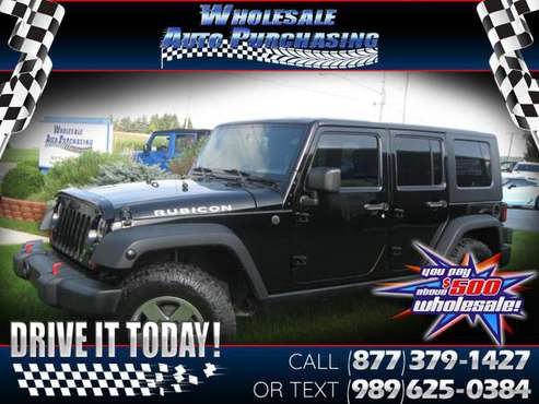 2010 Jeep Wrangler Unlimited 4WD 4dr Rubicon for sale in Frankenmuth, MI