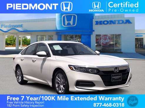 2018 Honda Accord Sedan Platinum White Pearl ON SPECIAL! - cars & for sale in Anderson, SC