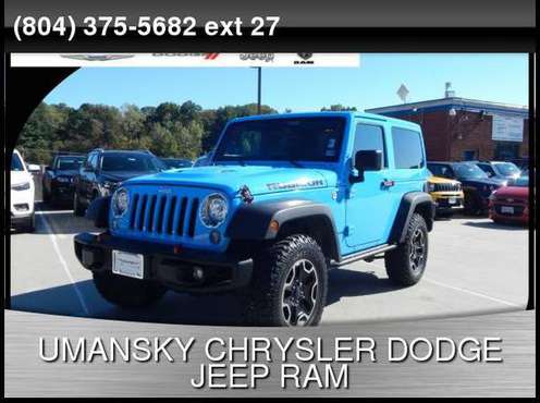 2017 Jeep Rubicon HARD ROCK ** Call Our Used Car Department to confirm for sale in Charlotesville, VA