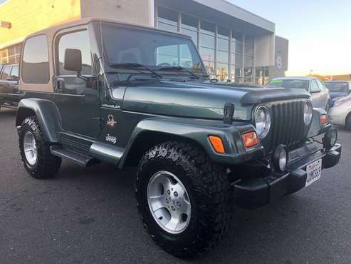 2002 Jeep Wrangler Sahara Hard Top 4WD 4.0 Liter 6 Cyl Automatic for sale in SF bay area, CA