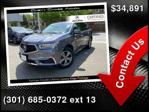 2018 Acura MDX SH-AWD Call Today for the Absolute Best Deal on for sale in Bethesda, District Of Columbia
