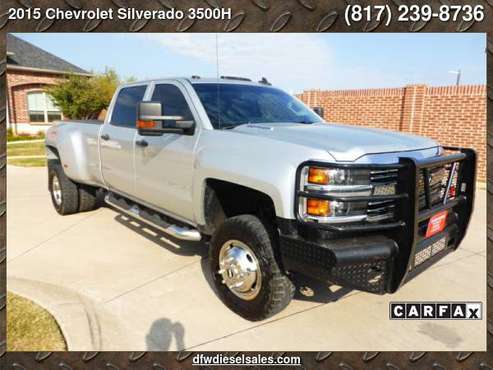 2015 Chevrolet Silverado 3500HD 4WD Crew Cab LT DURAMAX LEVELED A/T... for sale in Lewisville, TX