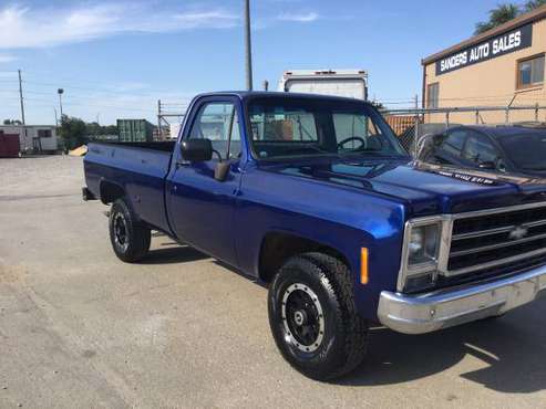 1979 CHEVY K10 REGULAR CAB LONG BOX for sale in Lincoln, MO