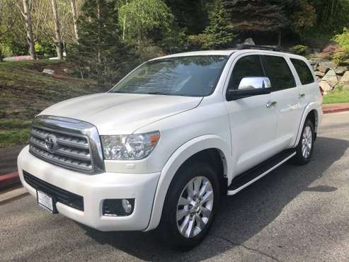 2012 Toyota Sequoia Platinum 4WD - Navi, DVD, Loaded, Clean title for sale in Kirkland, WA