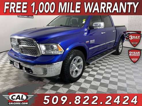 2017 Ram 1500 4WD Dodge Crew cab Laramie Many Used Cars! Trucks! for sale in Airway Heights, WA