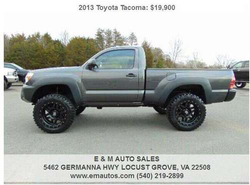 2013 Toyota Tacoma 4x4 - cars & trucks - by dealer - vehicle... for sale in LOCUST GROVE, VA