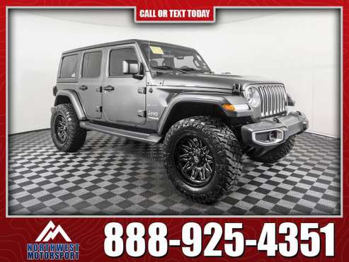Lifted 2018 Jeep Wrangler Unlimited Sahara 4x4 for sale in Boise, UT
