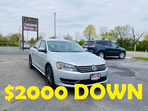 2013 Volkswagen Passat S PZEV HERE PAY HERE! 2000 DOWN - cars for sale in Dayton, OH