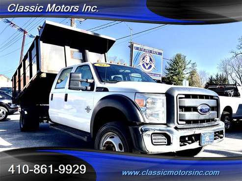 2012 Ford F-450 Crew Cab XL 4X2 DUMP BED DRW 1-OWNER! SOUTHER for sale in Finksburg, PA