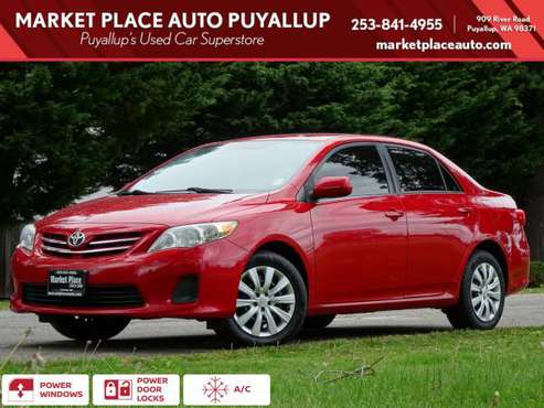 2013 Toyota Corolla LE Sedan - - by dealer - vehicle for sale in PUYALLUP, WA