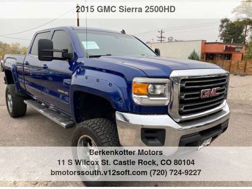 2015 GMC Sierra 2500HD SLE In House Financing For Those Who Qualify... for sale in Castle Rock, CO