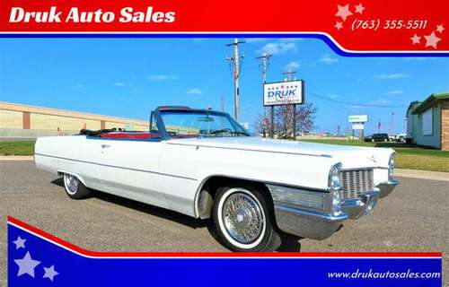 1965 Cadillac DeVille Convertible Factory AC for sale in Ramsey , MN