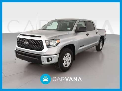 2019 Toyota Tundra CrewMax SR5 Pickup 4D 5 1/2 ft pickup Silver for sale in Hanford, CA