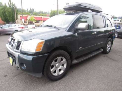 06 NISSAN 4X4 ARMADA LOADED 3rd ROW LEATHER 1 OWNER TRADES OK!! for sale in WASHOUGAL, OR