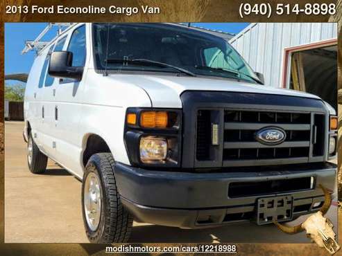 2013 Ford Econoline Cargo Van E-150 Commercial - cars & trucks - by... for sale in Denton, TX