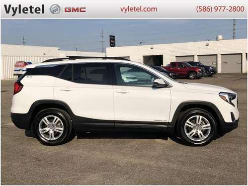 2019 GMC Terrain SUV AWD 4dr SLE - GMC Summit White - cars & trucks... for sale in Sterling Heights, MI