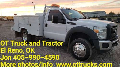 2012 Ford F-450 9ft Mechanics Lube Service Welder Bed Truck 6 8L Gas for sale in Oklahoma City, OK