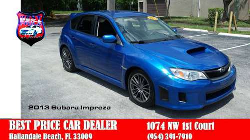 2013 SUBARU IMPREZA WRX HATCHBACK***BAD CREDIT APPROVED + LOW PAYMENT for sale in HALLANDALE BEACH, FL