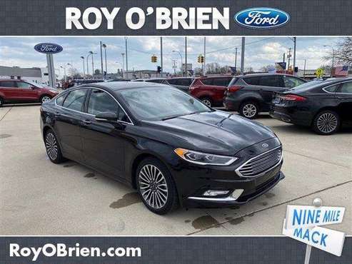 2017 Ford Fusion sedan SE - Ford Shadow Black - - by for sale in St Clair Shrs, MI