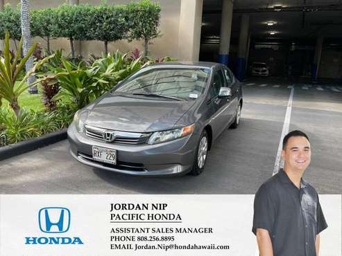 2012 HONDA CIVIC LX - 73K MILES AND CLEAN CARFAX! - cars & trucks -... for sale in Honolulu, HI
