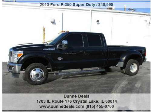 2013 Ford F-350 Super Duty 4x4 Lariat 4dr Crew Cab 8 ft. LB DRW Pickup for sale in Crystal Lake, IL
