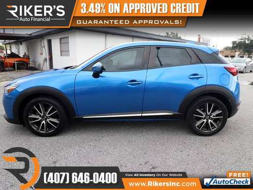 $220/mo - 2017 Mazda CX-3 Grand Touring - 100 Approved! - cars &... for sale in Kissimmee, FL
