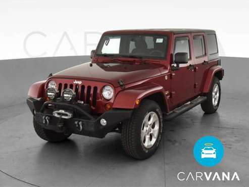 2013 Jeep Wrangler Unlimited Sahara Sport Utility 4D suv Red -... for sale in Alexandria, MD
