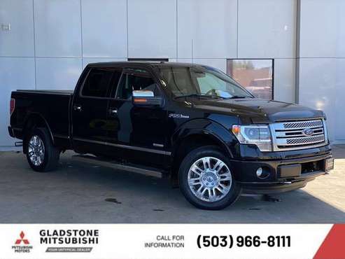 2013 Ford F-150 4x4 4WD F150 Truck Crew cab Platinum SuperCrew for sale in Milwaukie, OR