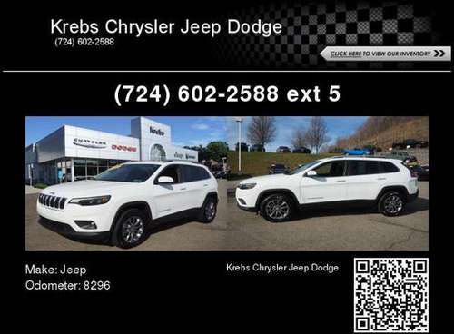 2020 Jeep Cherokee Latitude Plus - cars & trucks - by dealer -... for sale in Gibsonia, PA