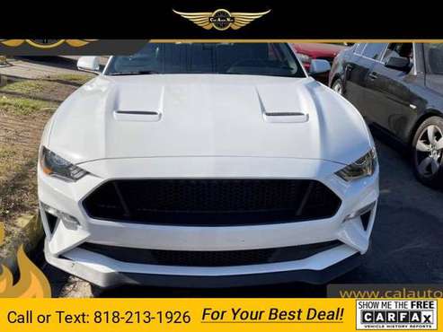 2019 Ford Mustang GT Premium Convertible Oxford White - cars & for sale in INGLEWOOD, CA
