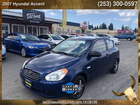 2007 Hyundai Accent GS 2dr Hatchback - - by dealer for sale in Tacoma, WA
