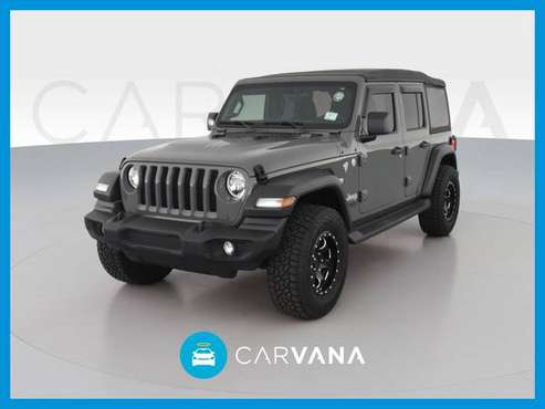 2020 Jeep Wrangler Unlimited Sport S Sport Utility 4D suv Gray for sale in Hugo, MN