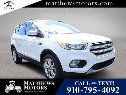 2018 Ford Escape SE 2WD w/ Panoramic Sunroof for sale in Wilmington, NC