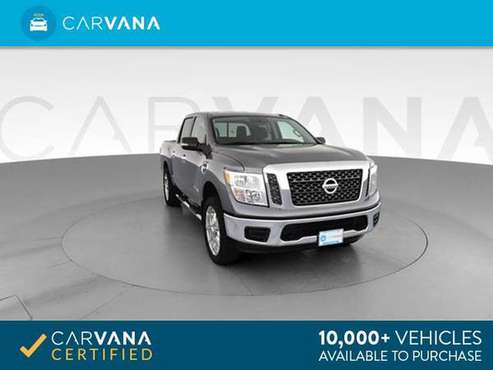 2017 Nissan Titan Crew Cab SV Pickup 4D 5 1/2 ft pickup Silver - for sale in Indianapolis, IN
