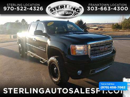 2012 GMC Sierra 2500HD 4WD Crew Cab 153.7 Denali - CALL/TEXT TODAY!... for sale in Sterling, CO