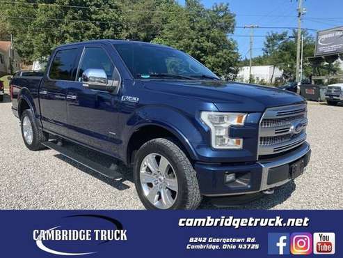2016 Ford F-150 Platinum - cars & trucks - by dealer - vehicle... for sale in Cambridge, OH