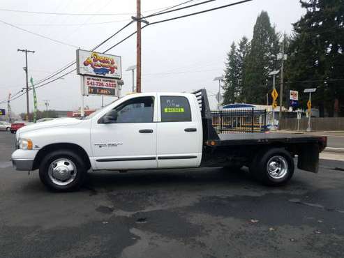 2000 Dodge Ram 3500 Quad Cab Big Horn Package Manual Diesel Flat Bed... for sale in Springfield, OR