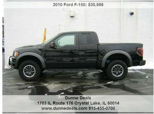 2010 Ford F-150 SVT Raptor 4x4 SuperCab Styleside 5.5 ft. SB One Owner for sale in Crystal Lake, IL