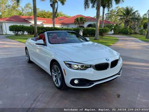 2018 BMW 430i X Drive with only 9, 754 miles! Hardtop Convertible! for sale in Naples, FL