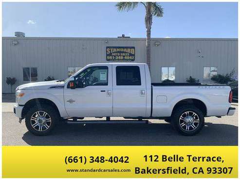 2013 Ford F250 Super Duty Crew Cab Platinum Pickup 4D 6 3/4 ft for sale in Bakersfield, CA