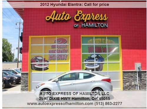2012 Hyundai Elantra 299 Down TAX Buy Here Pay Here for sale in Hamilton, OH