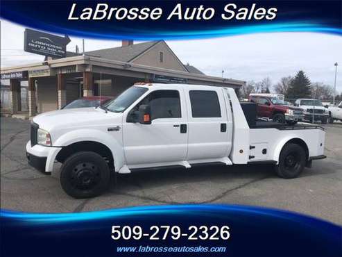2007 FORD F450 Crew Cab Lariat with the 12V 5 9 Cummins - cars & for sale in Greenacres, WA