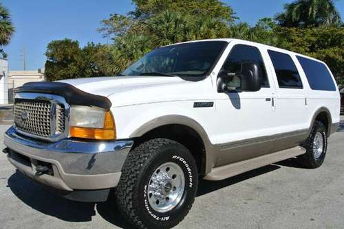 2000 FORD EXCURSION LIMITED V10 GASOLINE 4X4 4WD ( suburban yukon... for sale in Miami, FL