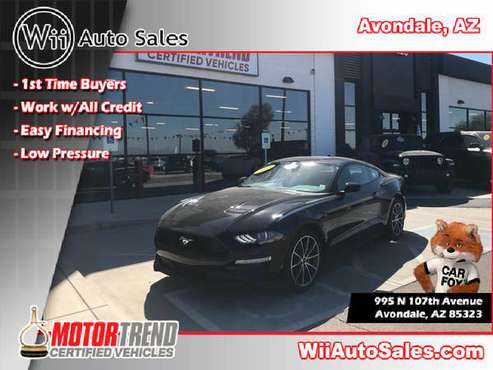 !P5827- 2018 Ford Mustang EcoBoost We work with ALL CREDIT! 18 coupe... for sale in Cashion, AZ