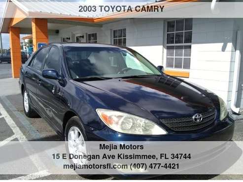 2003 TOYOTA CAMRY LE CASH DEALS LOW PRICES - cars & trucks - by... for sale in Kissimmee, FL