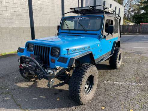 1992 Jeep Wrangler 4x4 Base 2dr 4WD SUV - cars & trucks - by dealer... for sale in Lynnwood, WA